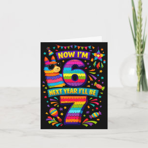 6 next year be 7 llama pinata 67 meme birthday lon card