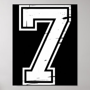 6 Number 67 Six Seven Meme  Poster