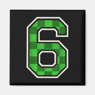 6 Number Matching 67 Meme Men Women Boy Six Seven Magnet
