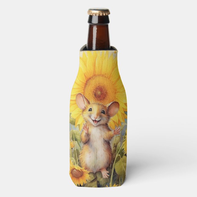 6 of 17 Sunflower Garden Miceville Bottle Cooler (Bottle Front)