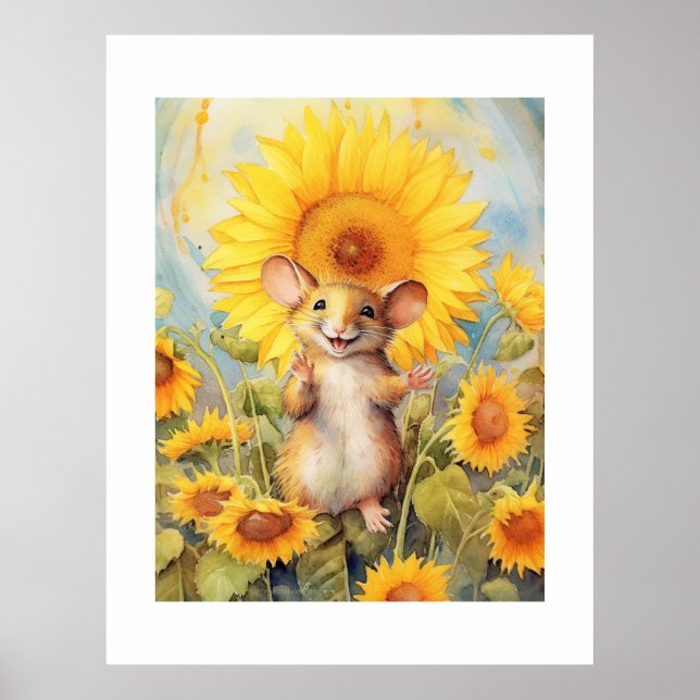 6 of 17 Sunflower Garden Miceville Poster (Front)