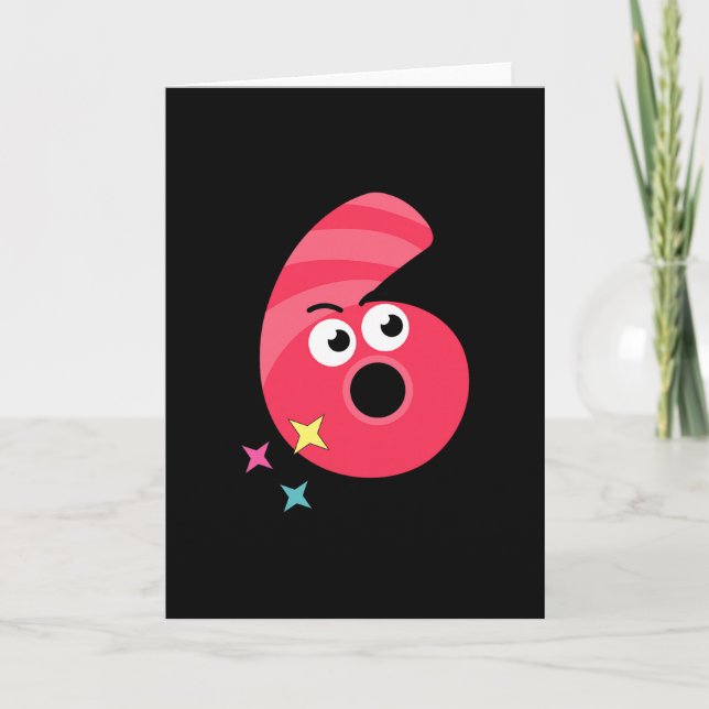 6 Of The 67 Meme  Card (Front)