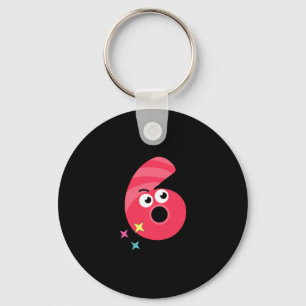 6 Of The 67 Meme Key Ring