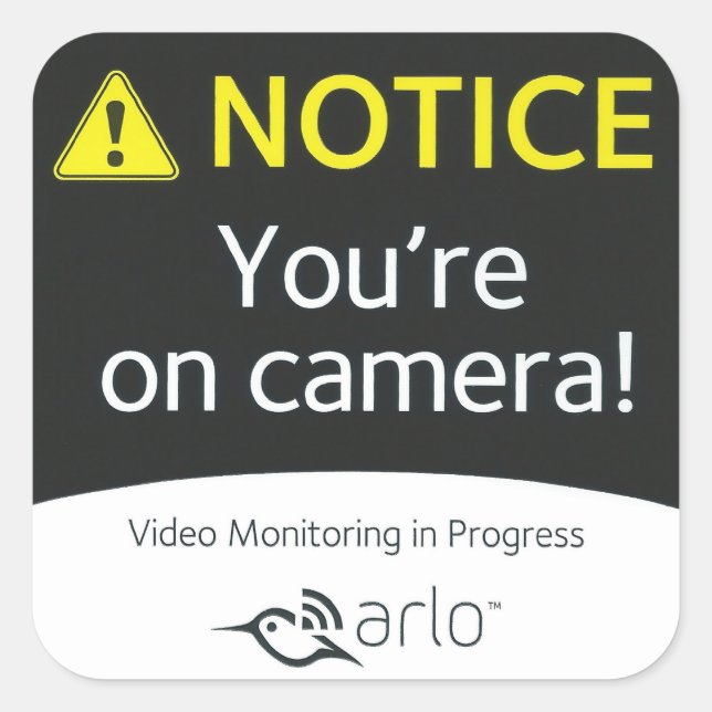 6 Original 3x3 Arlo Stickers (Front)