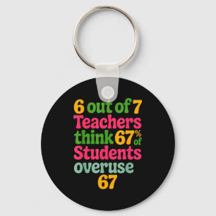 6 Out Of 7 Teachers Think 67% Of Students Overuse Key Ring
