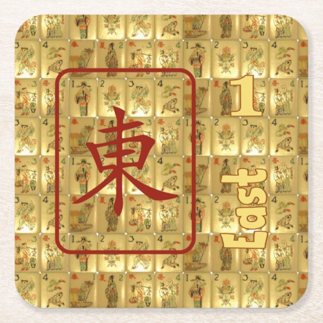 6 paper coasters – East Wind (Front)