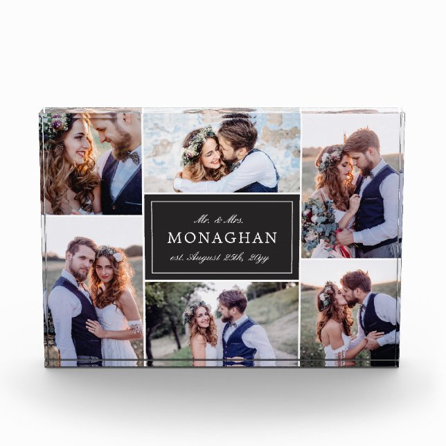 6 Photo Collage | Black (Front)