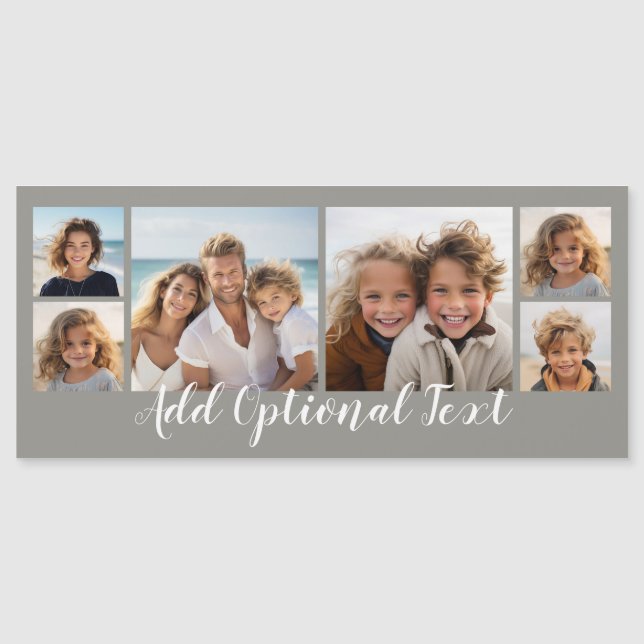 6 Photo Collage - can change colour (Front)