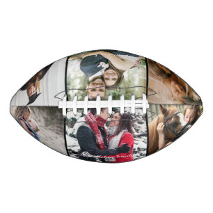 6 Photo Collage Custom American Football