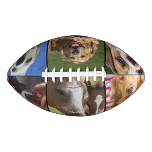 6 Photo Collage Custom Football American Football