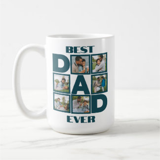 6 Photo Collage for Father's Day or Birthday Coffee Mug