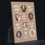 6 Photo Collage Grandma Ornaments Christmas Red Pl Plaque<br><div class="desc">Perfect  Gift to add a festive touch to any Christmas gift you give.
6 Photo Collage Grandma Ornaments Christmas Red</div>
