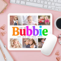 6 Photo Collage Love You Bubbie Colourful Modern