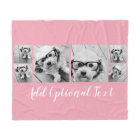 6 Photo Collage Optional Text -- CAN Edit Colour