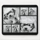 6 Photo Collage Optional Text -- CAN Edit Colour