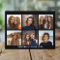 6 Photo Collage Optional Text -- CAN Edit Colour