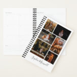 6 Photo Collage Personalised Planner<br><div class="desc">Personalise with 6 photos and your name or business title on the back. 
Gorgeous photos by Matheus Bertelli</div>