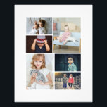 6 Photo Collage Personalised  Print<br><div class="desc">Create a Photo Collage Personalised print from Ricaso - add 6 individual photos to make a photo collage</div>