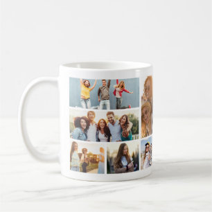 6 Photo Collage Template Personalise Coffee Mug