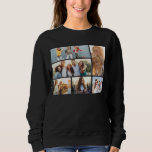 6 Photo Collage Template Personalise Sweatshirt<br><div class="desc">Looking for a unique and personal gift? How about a personalised photo collage sweatshirt? Celebrate the special moments of life, such as graduations, family gatherings, friend's reunions, and vacation trips with a custom sweatshirt that captures all those memories. With a high-quality and comfortable sweatshirt, your loved ones will be able...</div>