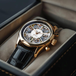 6 Photo Custom Collage Watch