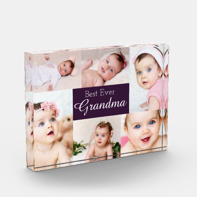 6 Photo Template Personalised Best Ever Collage (Left)