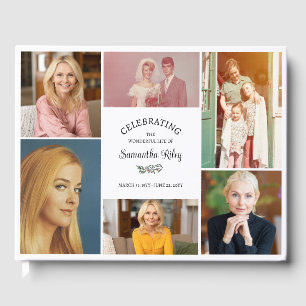 6 Photos Celebrating the Wonderful Life Of Guest Book