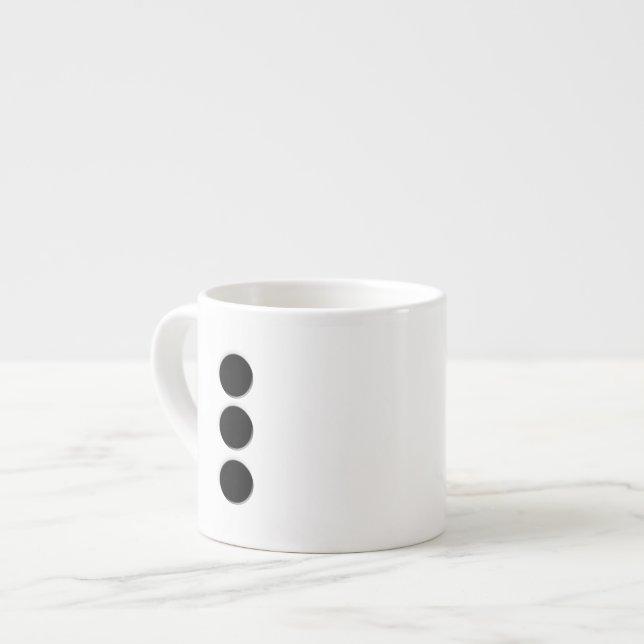 6 Pips Espresso Cup (Front Left)
