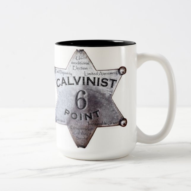 6 Point Calvinist Two-Tone Coffee Mug (Right)
