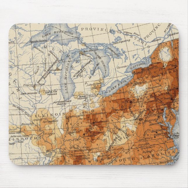 6 Population 1830 Mouse Mat (Front)