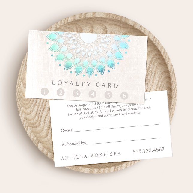 6 Punch Customer Loyalty Massage Spa Lotus (Creator Uploaded)