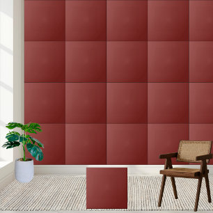 #6 Rich Burgundy Solid Colour Ceramic Tile