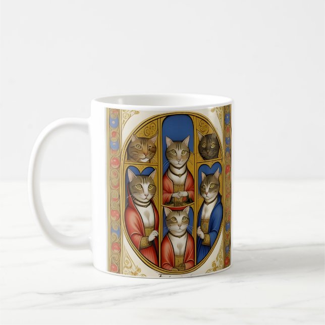 6 Royal Cats Mug (Left)