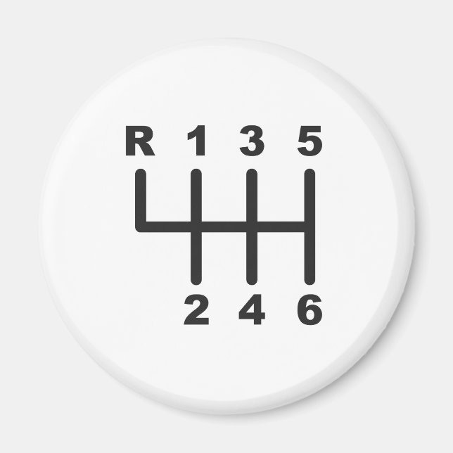 6 Speed Shift Gate Magnet (Front)
