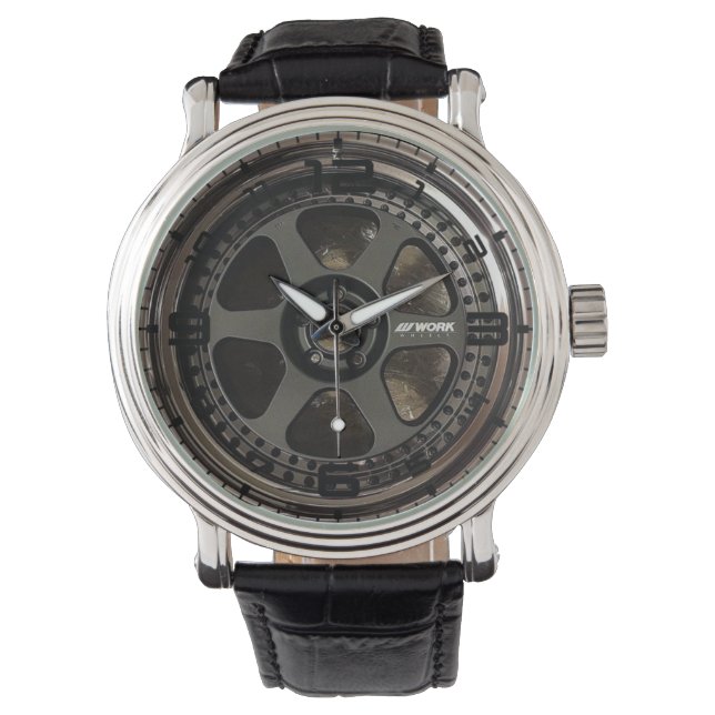 6 Spoke Wheel Men's Watch (Front)