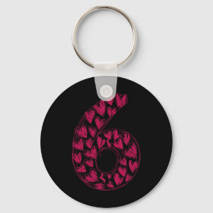 6 Teacher Trendy 6 7 Viral Sketch Heart 67 Cute Ma Key Ring