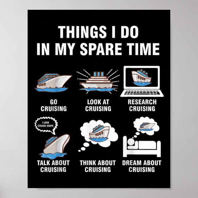 6 Things I Do In My Spare Time - Cruising Lovers  Poster (Front)