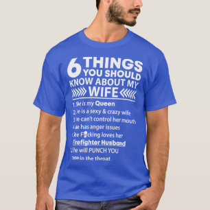 6 Things You Should Know About Firefighter Wife Fi T-Shirt