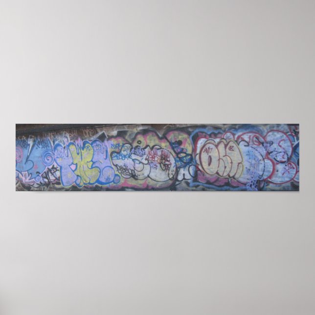 6 Train Graffiti Poster (Front)