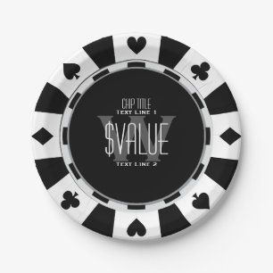 6 Ways to Personalise Your Classic Poker Chip Paper Plate