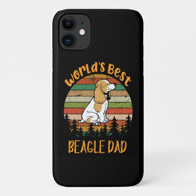 6 World'S Best Beagle Dad Case-Mate iPhone Case (Back)