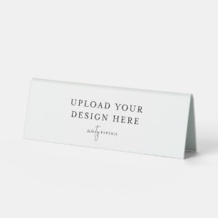 6" x 2" Plastic Name Plate