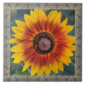 6"x 6" Ceramic Tile with Susie's Sunflower