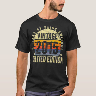 6 Year Old Gifts Vintage 2015 Limited Edition 6th  T-Shirt