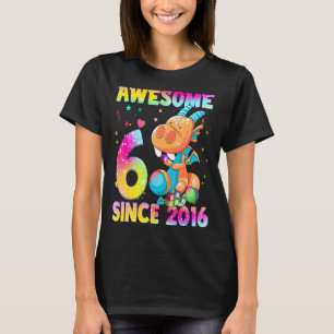 6 Year Old Girls Teens Cute Little Dragon 6th Bi T-Shirt