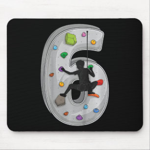 6 Year Old Rock Climbing 6th Birthday Adventures C Mouse Mat
