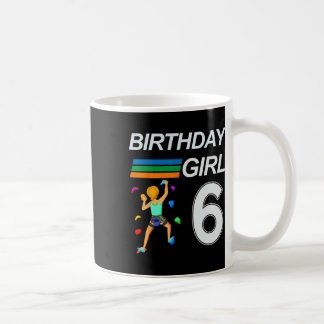 6 Years Old Birthday Bouldering Rock Climbing For Coffee Mug