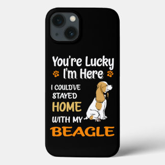 6 You Are Lucky Home With My Beagle iPhone 13 Case