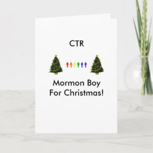 6g, christmas tree, christmas tree, CTRMormon B... Holiday Card
