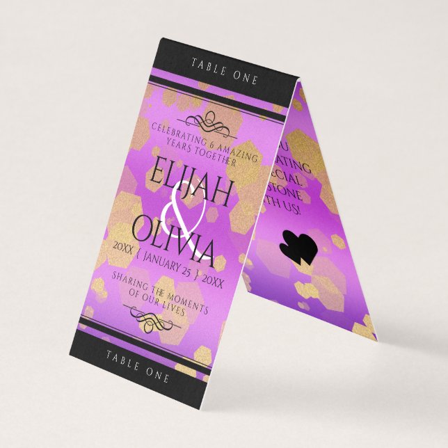 6th 33rd 47th 48th Amethyst Wedding Anniversary (Front)